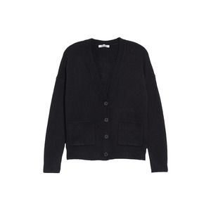 Madewell Arbour Cardigan Sweater, Size Medium - Black